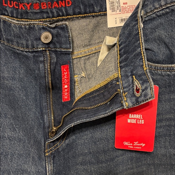Lucky Brand Plus Barrel Wide Ankle Pant - Picture 4 of 12